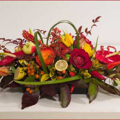 Roses, orchids, tulips, hydrangeas