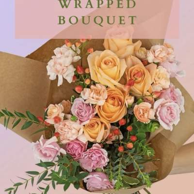 Designer's Choice Wrapped Bouquet