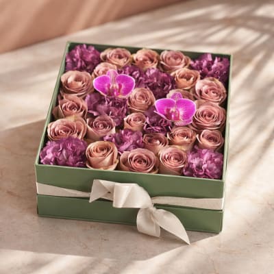 Orchid & Rose Luxury Flower Box