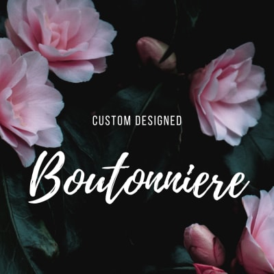 Custom Designed Boutonniere