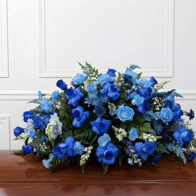 Peaceful Skies Casket Spray