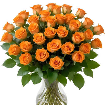 Long Stem Coral Roses by BloomNation™