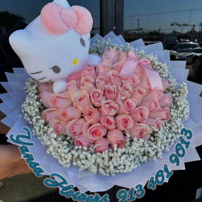 50 Hello Kitty Rose Bouquet