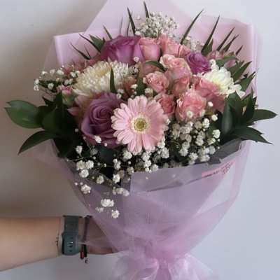 All Pink Hand Bouquet