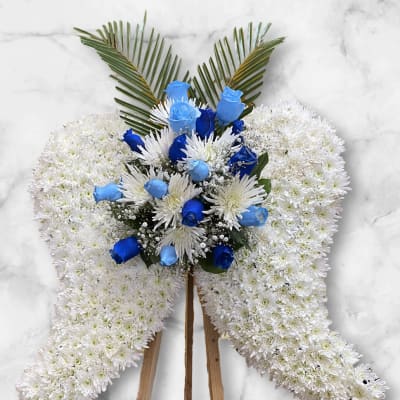 Medium Angel Wings Funeral