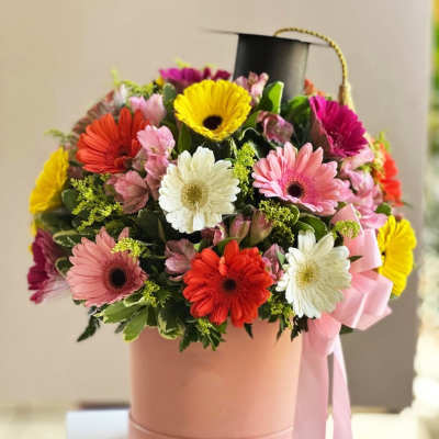 Graduation Gerbera Box