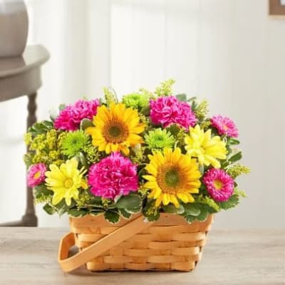 Sunny Garden Basket