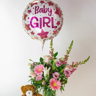 NEW BABY GIRL BOUQUET