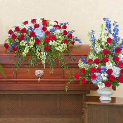 Beautiful Honor Funeral Flowers Set ( 2 Day Min Before Service)