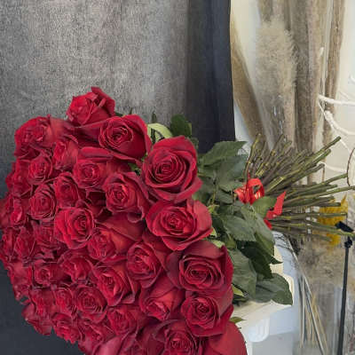 50 Red roses