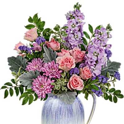 Teleflora's Pour on the Pretty Bouquet