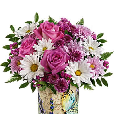 Teleflora's Vintage Butterfly Bouquet