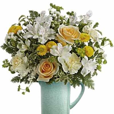 Teleflora's Adored Aqua Bouquet