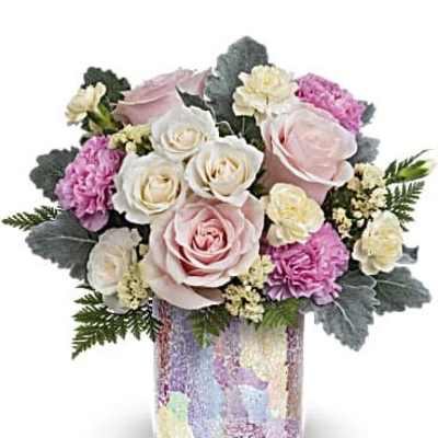 Teleflora's Rosy Quartz Bouquet