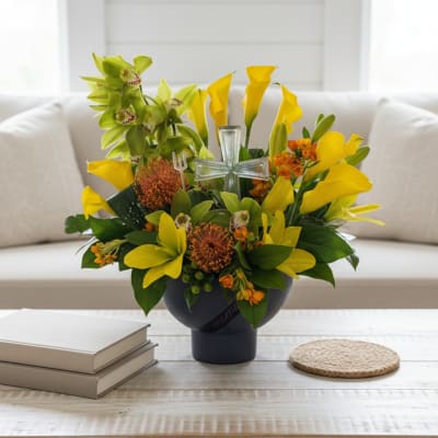 He is Risen (yellow)