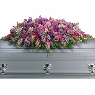 wonderful life Casket Spray