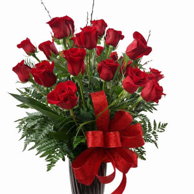 Classic Two Dozen Long Stem Red Roses