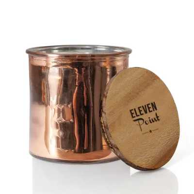 Eleven Point Canyon Rock Star Candle in Rose Copper