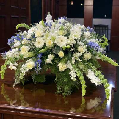 Beside the River Casket Spray