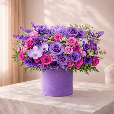 Violet Garden Floral Arrangement