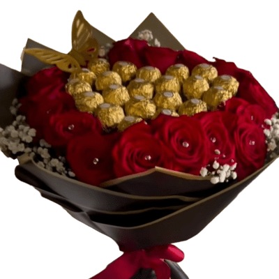 The Golden Romance Bouquet