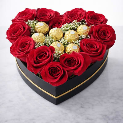 Romantic lux rose box