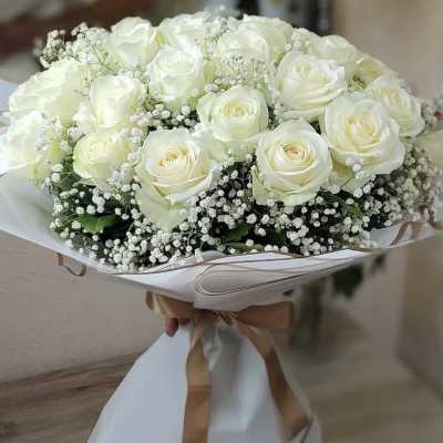 White Rose Bouquet