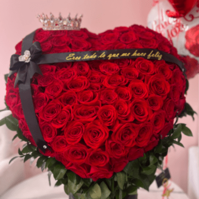 Luxury Scarlet Standing Heart.