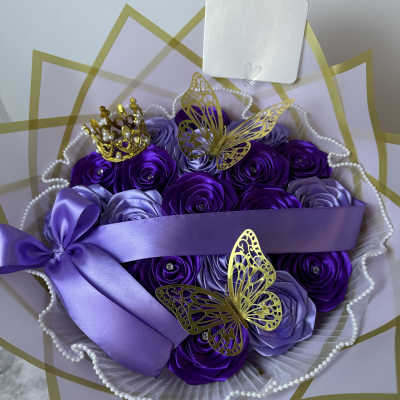Eternal bouquets purple