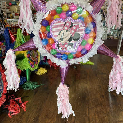 Colorful ball piñatas