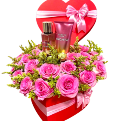The Sweet Scent of Love Heart Box