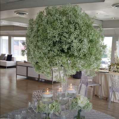 Center Piece with Baby Breath