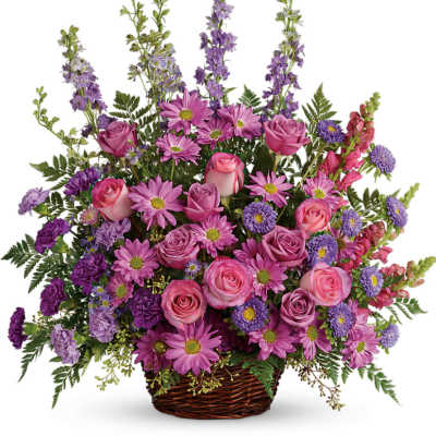 Gracious Lavender Basket