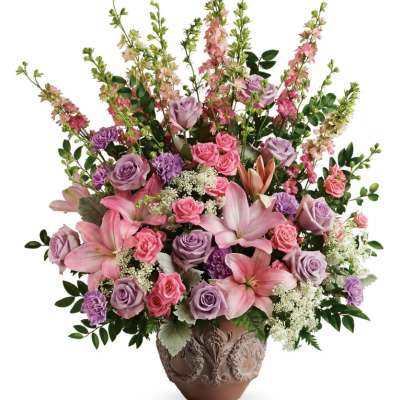 Teleflora's Soft Blush Bouquet