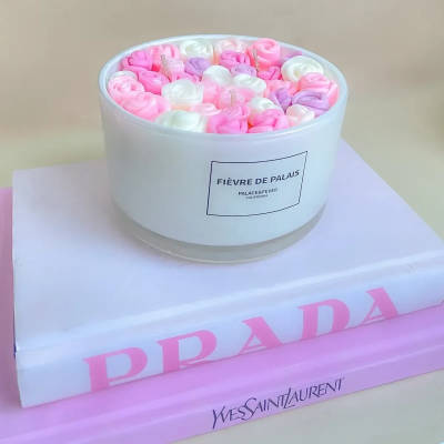 Flower Bouquet Soy Candle Floral