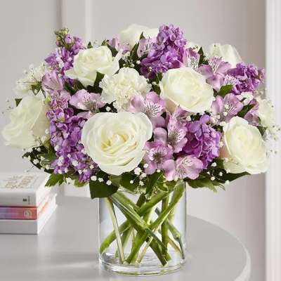 Lavender & White bouquet