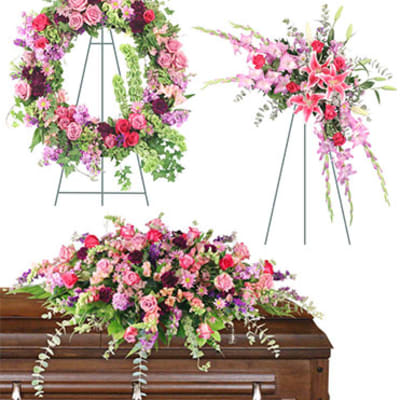 LAVENDER & PINK MIX 3 PIECE PACKAGE