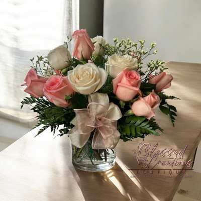 Blush and Ivory Elegance