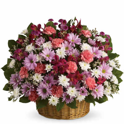 Rainbow Reflections Basket