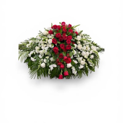 Our Heart Breaks Casket Piece