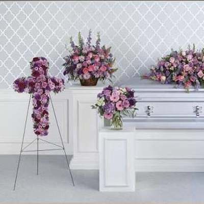 Petal Perfection’s Lush Lavender Sympathy Package