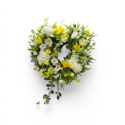 Sunlight Heart Standing Spray