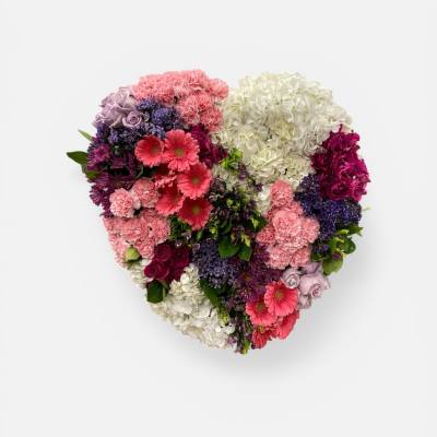 Patchwork Heart Standing Spray