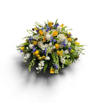 English Blue Casket Piece