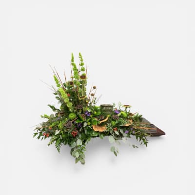 Fields of Green Cremation Wreath