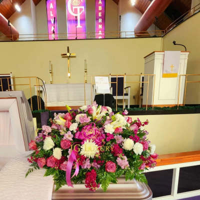 Blooming Casket Spray