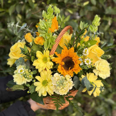 Sunshine Garden Basket