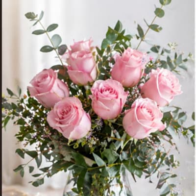 Delicate Pink Rose Bouquet