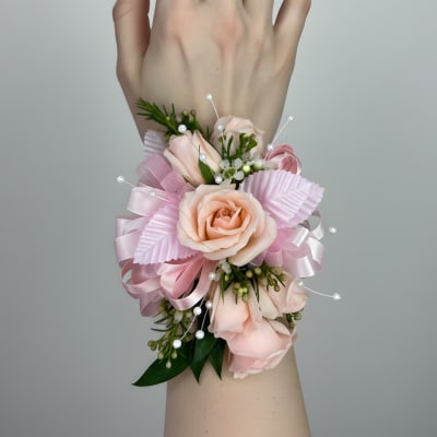 Pink Rose Corsage
