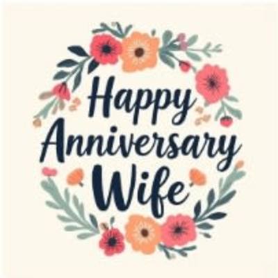 Happy Anniversary Wife - Greeting Card